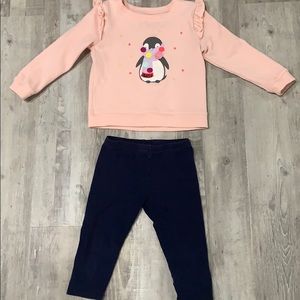 Sweatshirt and pants 4T set